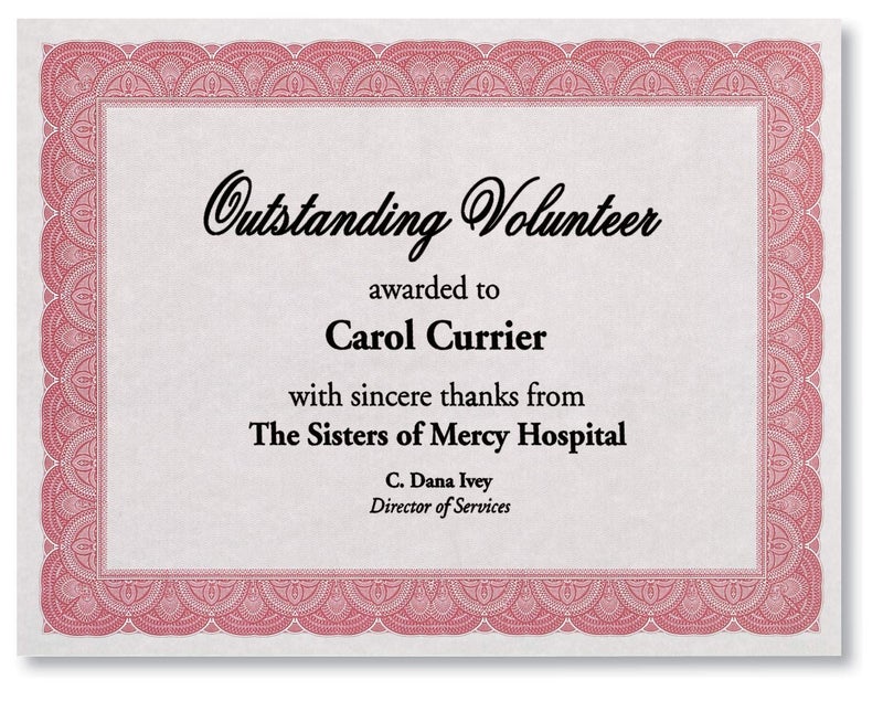 PaperDirect Stratton Gray Standard Certificate Paper, Maroon Border, 8 1/2 Inch x 11 Inch, 28lb Parchment, Certificates and Awards Paper, 100 Count, for School, Work, Diplomas & Award Certificates - Image 3